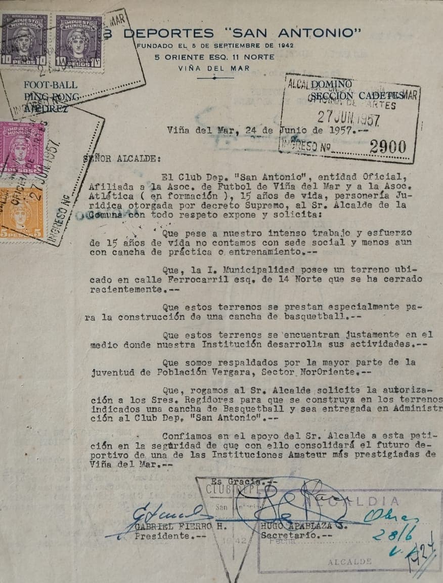 Documento municipal compromete espacio deportivo al club